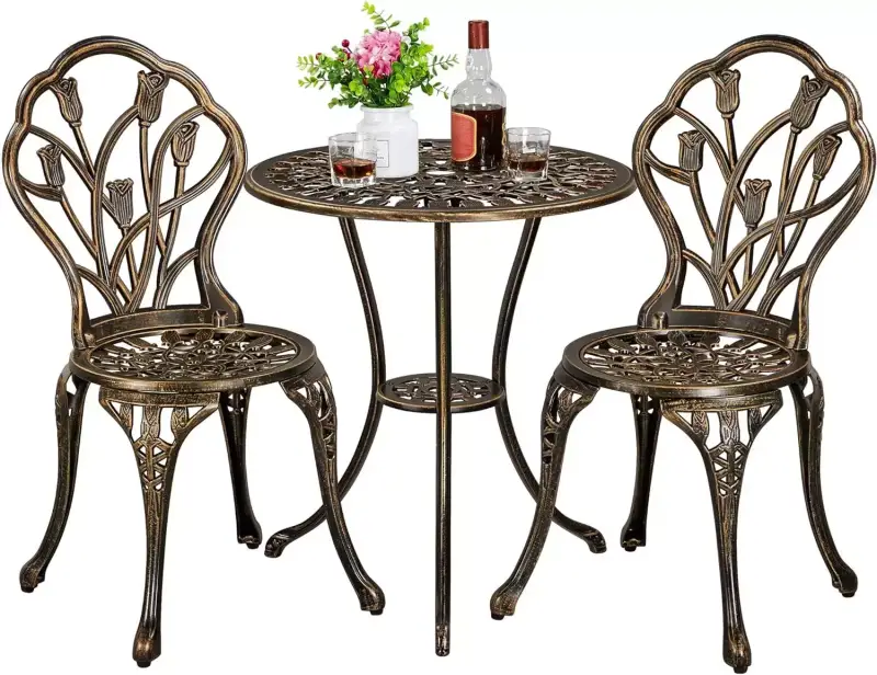 Conjunto de mesa y silla exterior Conjunto de mesa y silla exterior