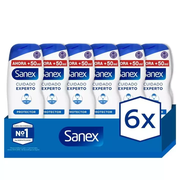 Pack 6 gel de ducha SANEX Pack 6 gel de ducha SANEX