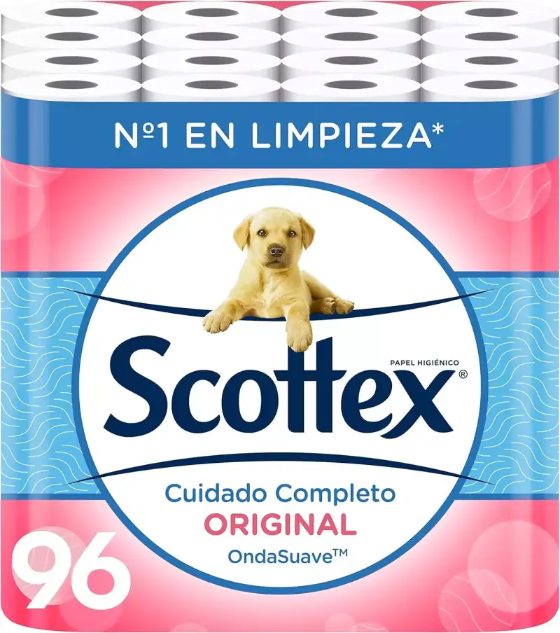 96 rollos de papel higiénico Scottex original 96 rollos de papel higiénico Scottex original