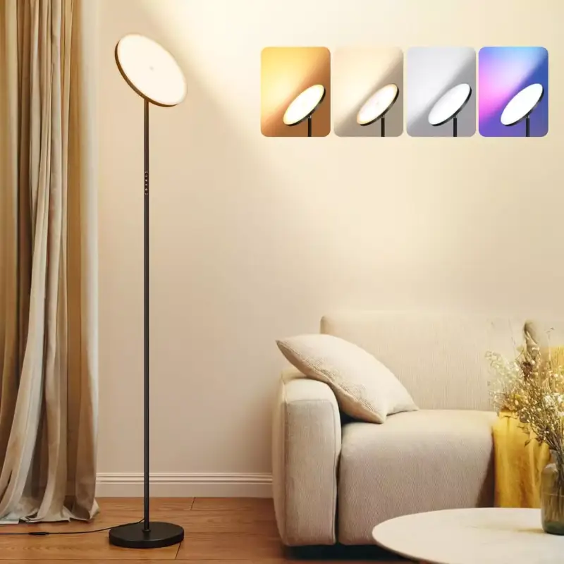 Lampara de pie LED RGB regulable Lampara de pie LED RGB regulable