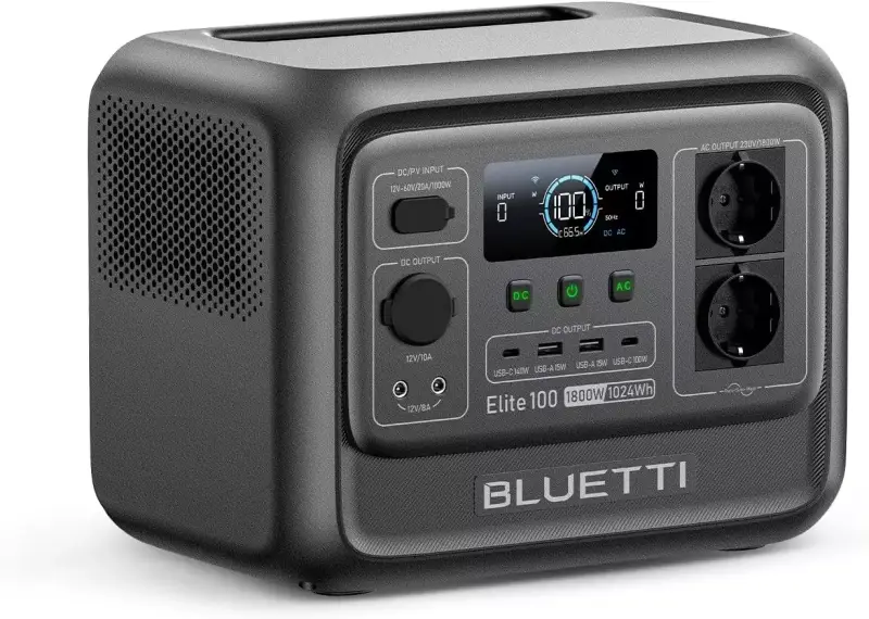 Generador solar 1024Wh BLUETTI Elite 100 V2 Generador solar 1024Wh BLUETTI Elite 100 V2
