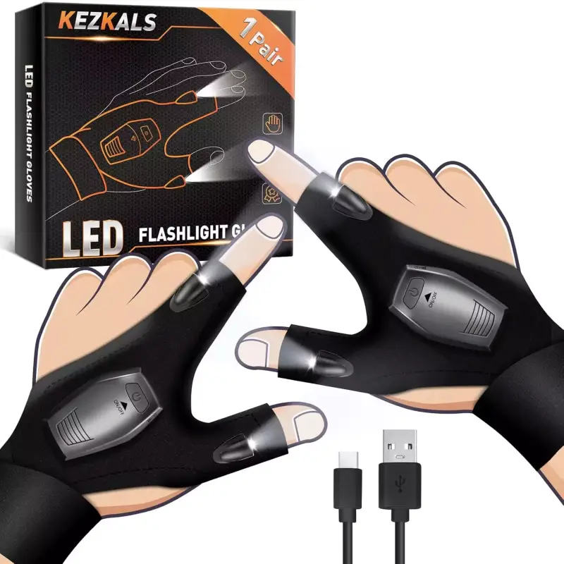 Guantes unisex con Luz LED Guantes unisex con Luz LED