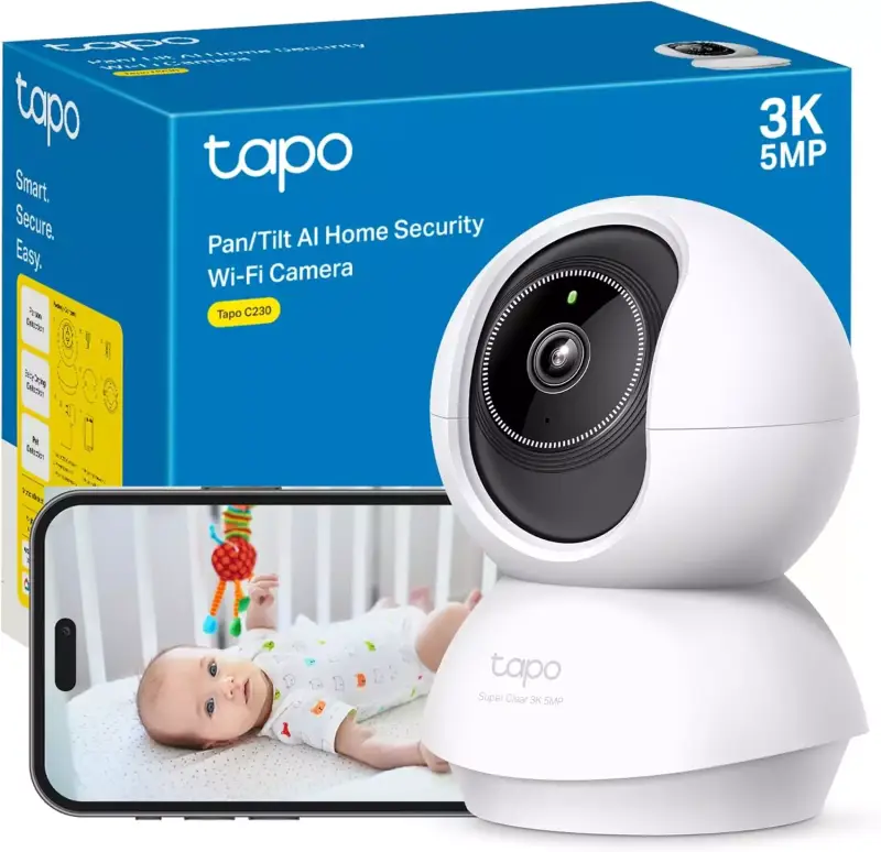 Cámara Vigilancia Tapo C230 360° 3K Cámara Vigilancia Tapo C230 360° 3K