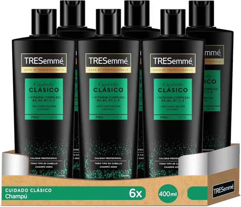 Champú Tresemmé Cuidado Clásico 6x400ml Champú Tresemmé Cuidado Clásico 6x400ml
