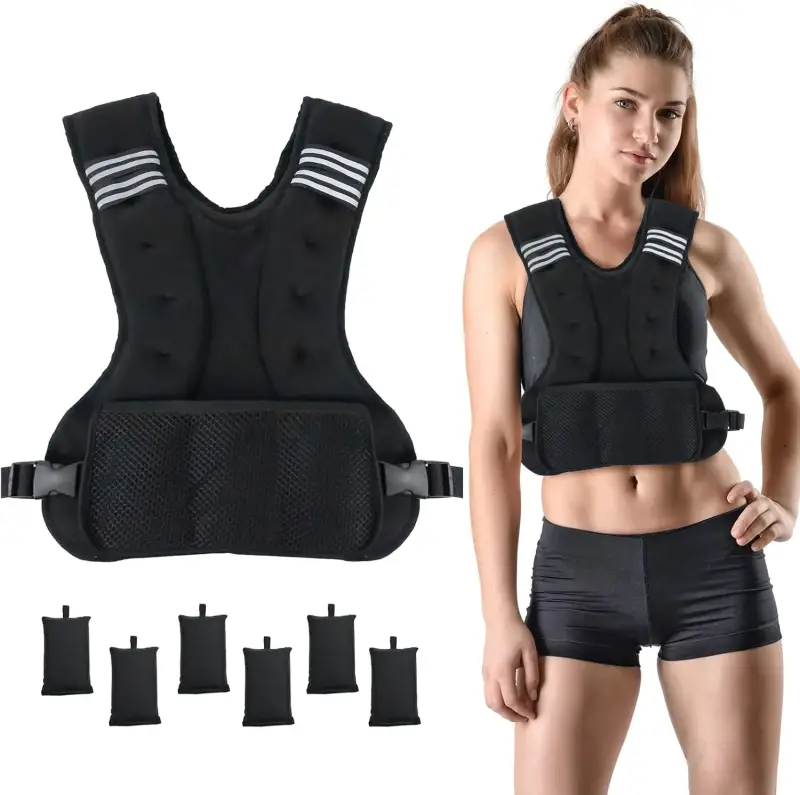 Chaleco de entrenamiento con pesas unisex Chaleco de entrenamiento con pesas unisex