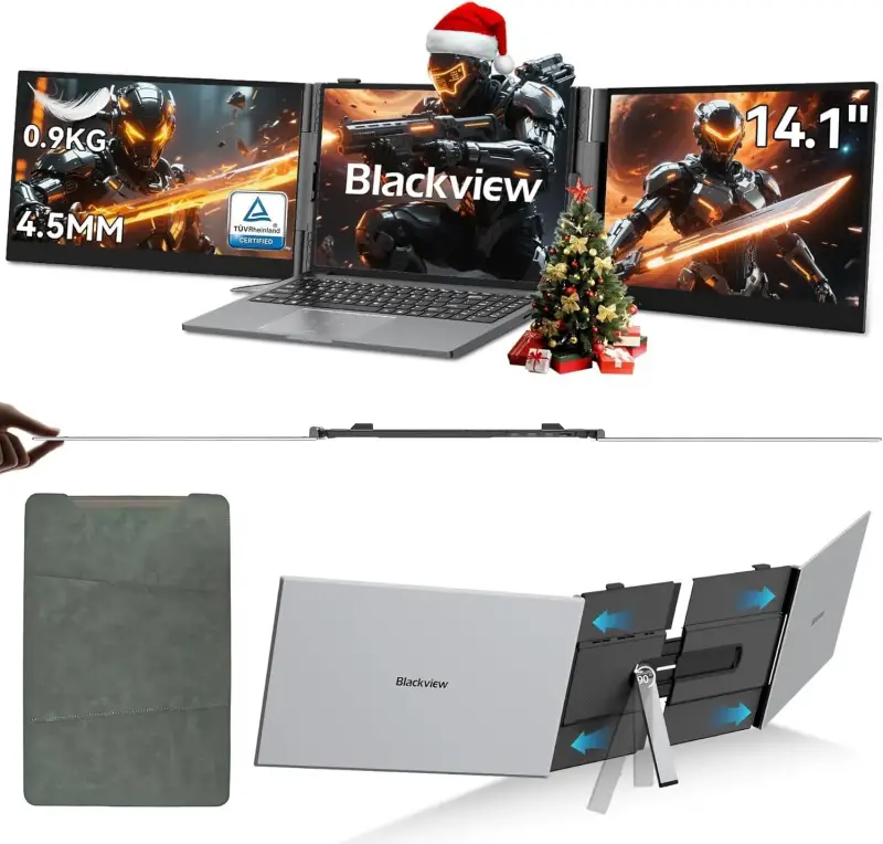Monitor Portátil Triple 14" FHD Blackview Monitor Portátil Triple 14" FHD Blackview