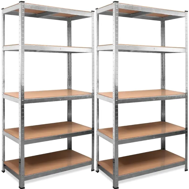 2 estanterías metálicas 180 x 90 x 40 cm 2 estanterías metálicas 180 x 90 x 40 cm