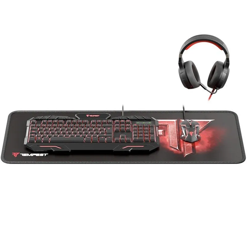 Combo Gaming Teclado + Ratón + Auriculares + Alfombrilla Combo Gaming Teclado + Ratón + Auriculares + Alfombrilla