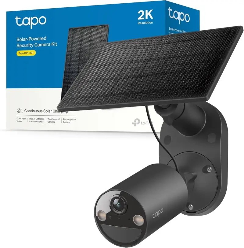 Kit cámara de Seguridad Solar inalámbrica Tapo C411 Kit cámara de Seguridad Solar inalámbrica Tapo C411