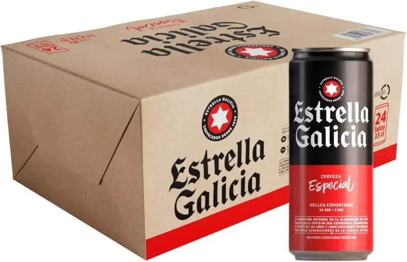 24x 330ML Latas de Cerveza Estrella Galicia Especial 24x 330ML Latas de Cerveza Estrella Galicia Especial