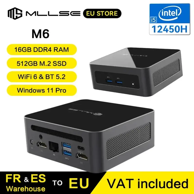 Mini PC Core i5-12450H 16GB 512GB Mini PC Core i5-12450H 16GB 512GB