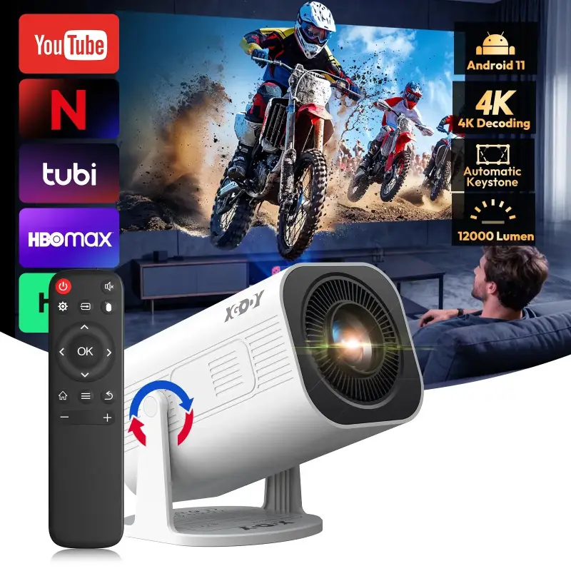 Mini proyector Wifi6 Android 1280x720P Mini proyector Wifi6 Android 1280x720P