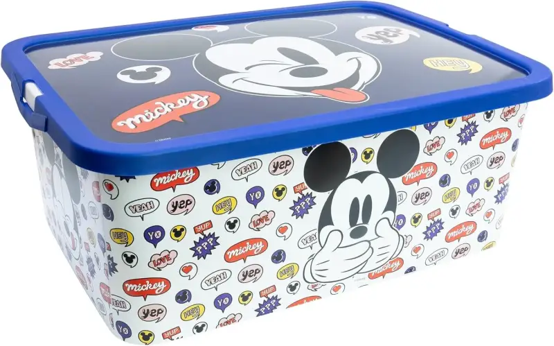 Caja de almacenamiento de 13L de Mickey Caja de almacenamiento de 13L de Mickey