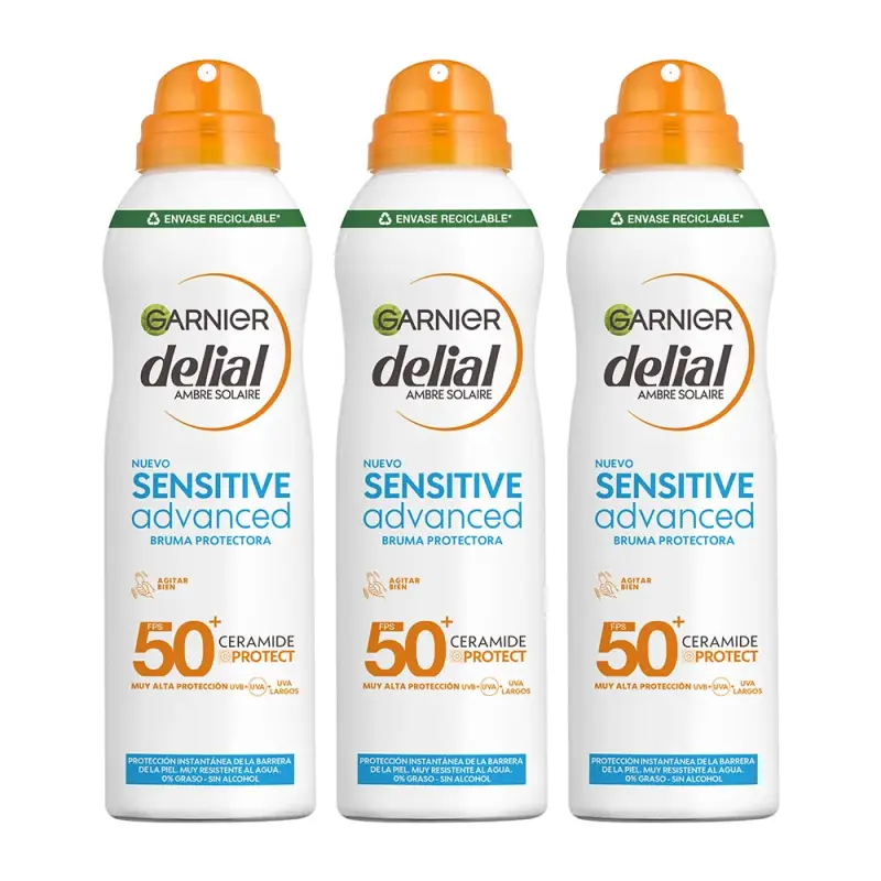 3x150ml de protector Solar Delial 3x150ml de protector Solar Delial