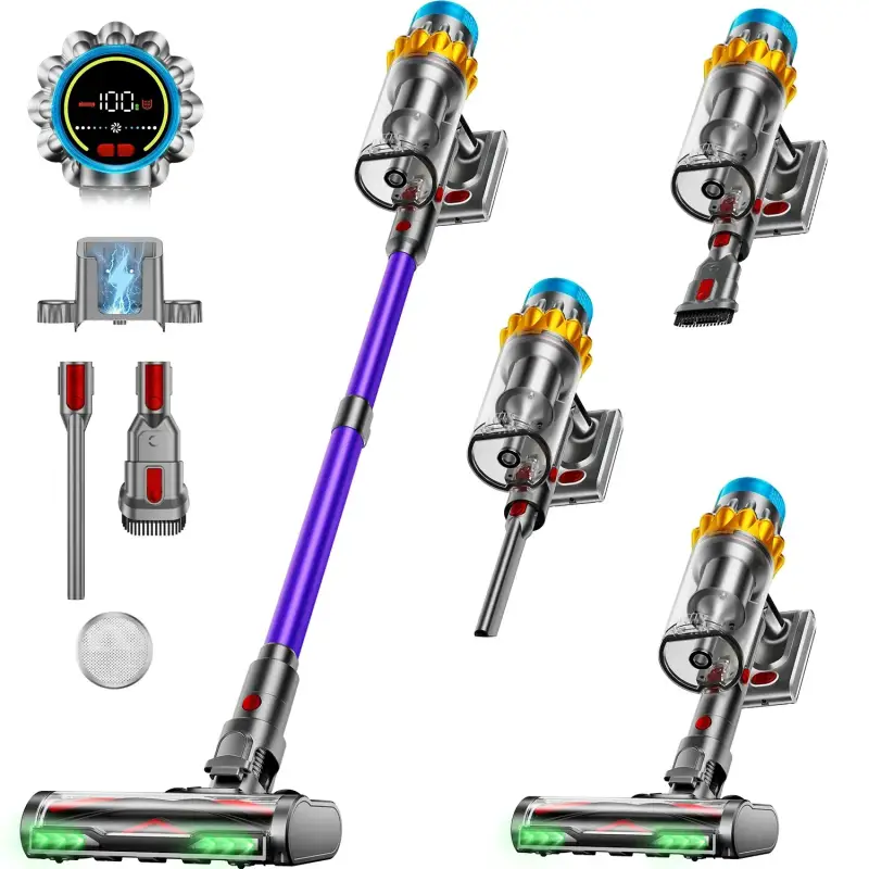 Aspiradora inalámbrica VAKERR X15 Pro 650W, 65KPA Aspiradora inalámbrica VAKERR X15 Pro 650W, 65KPA