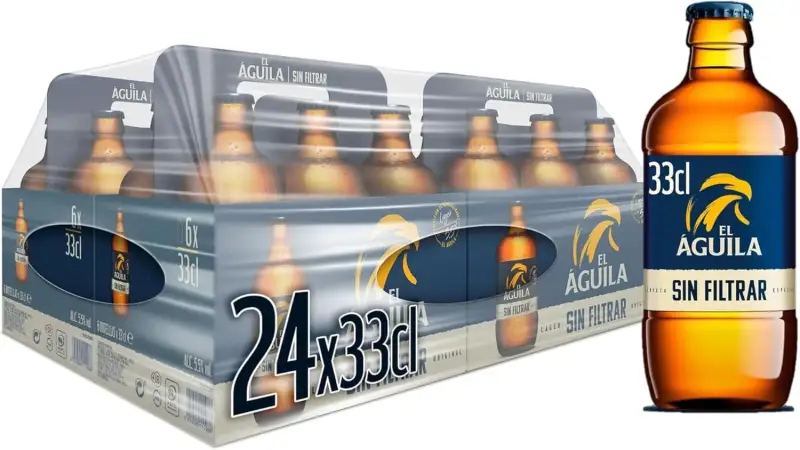 24x 33cl Cerveza Especial Sin Filtrar El Águila 24x 33cl Cerveza Especial Sin Filtrar El Águila