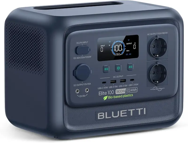 BLUETTI Elite 100 V2 (Bio-based) 1024Wh BLUETTI Elite 100 V2 (Bio-based) 1024Wh