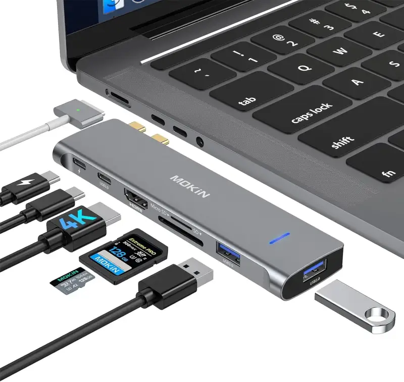 Adaptador Multipuerto USB C para MacBook Adaptador Multipuerto USB C para MacBook