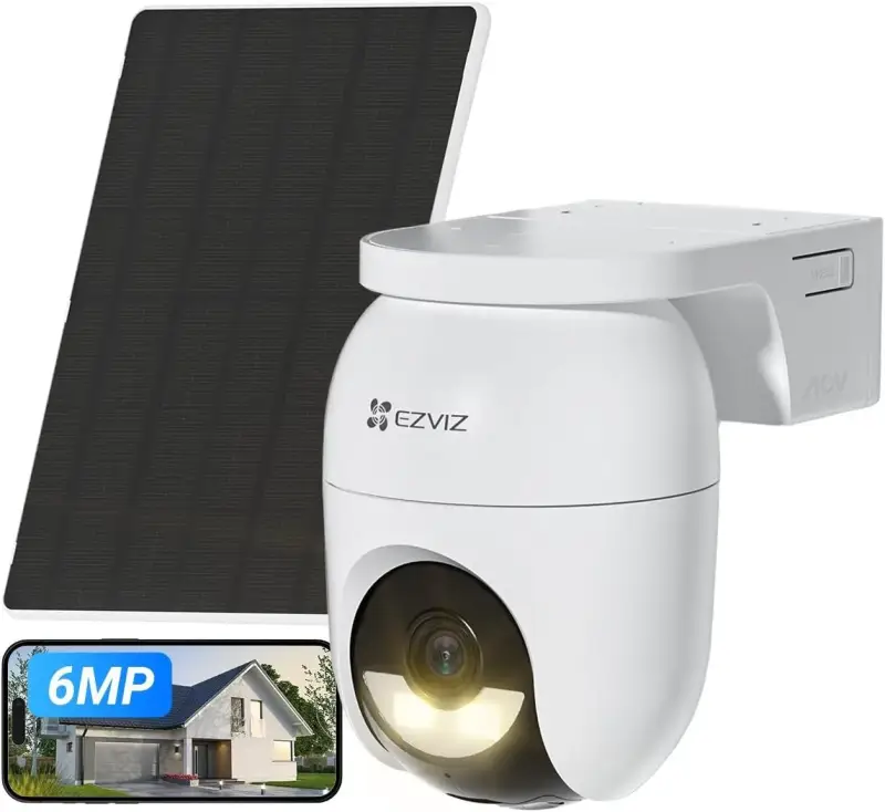 Cámara Vigilancia Exterior Solar con Batería 360° EZVIZ 6MP Cámara Vigilancia Exterior Solar con Batería 360° EZVIZ 6MP