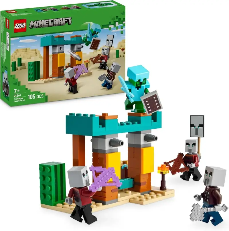 LEGO Minecraft La Patrulla del Desierto de los Maldeanos LEGO Minecraft La Patrulla del Desierto de los Maldeanos
