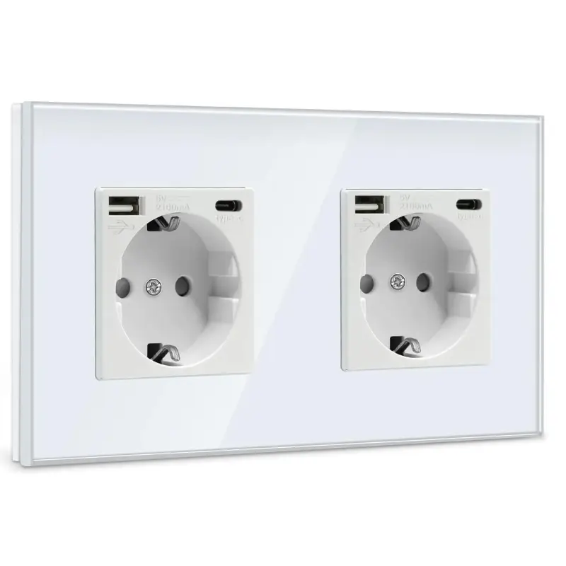 Doble Enchufe de Pared USB BSEED Doble Enchufe de Pared USB BSEED