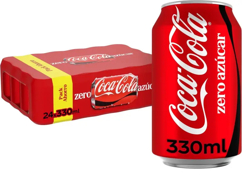 Pack 24x 330ml Coca Cola Zero Pack 24x 330ml Coca Cola Zero