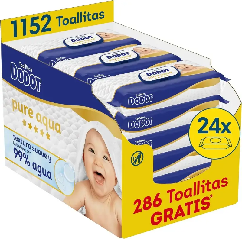 1152 Toallitas Dodot Aqua Pure 1152 Toallitas Dodot Aqua Pure