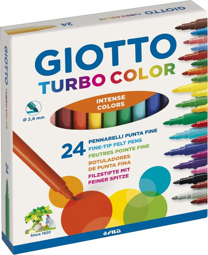 24 Rotuladores Giotto Turbo 24 Rotuladores Giotto Turbo