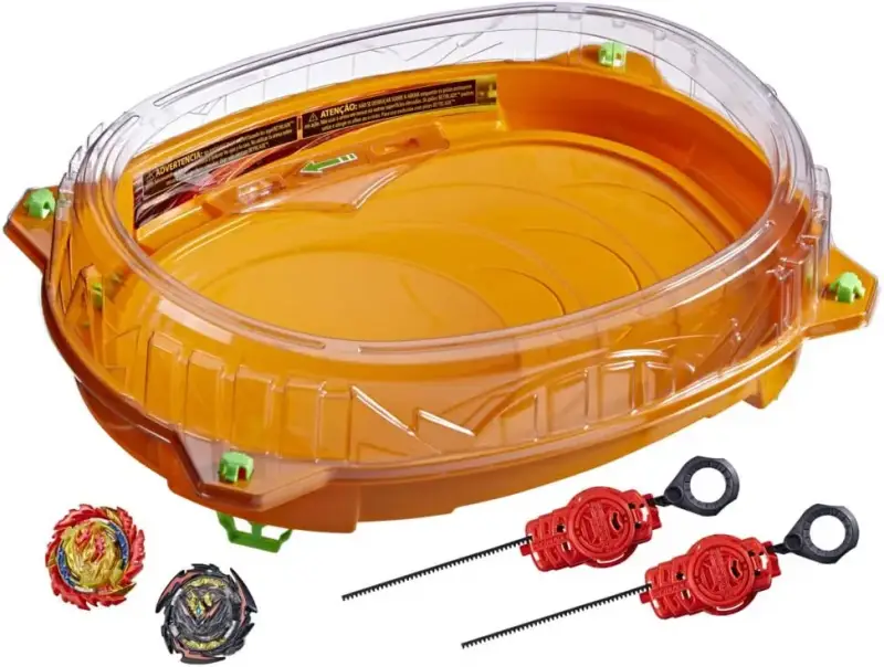 Estadio Beyblade Burst + 2 Tiradores y 2 Peonzas Estadio Beyblade Burst + 2 Tiradores y 2 Peonzas