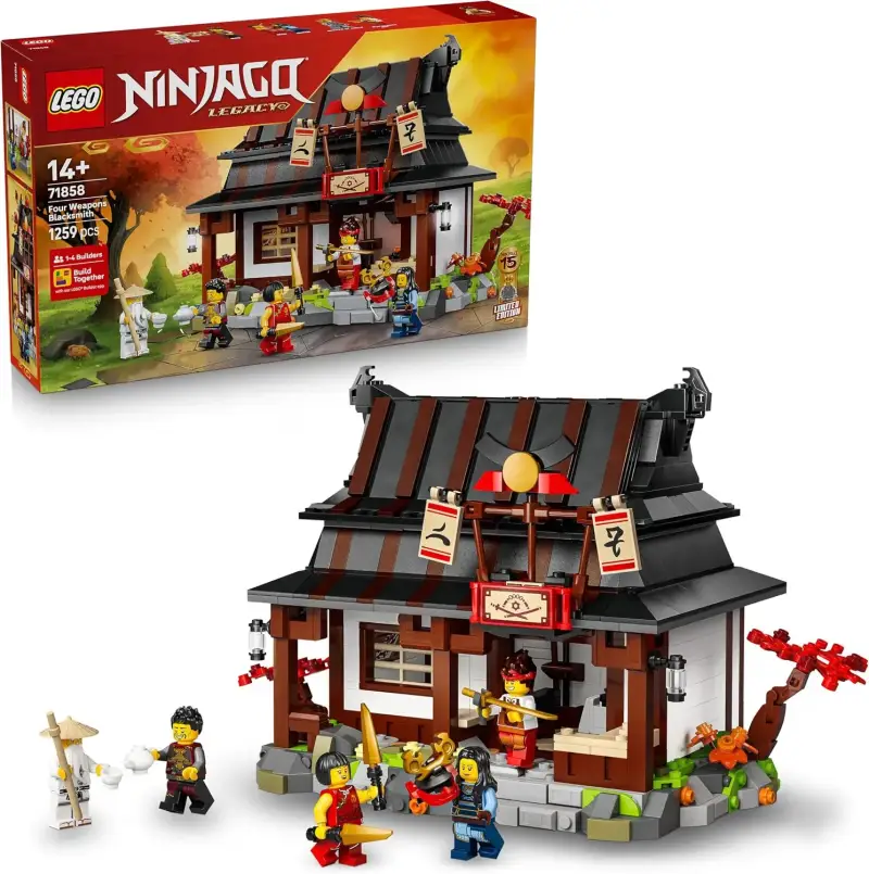 LEGO Ninjago Herrería Cuatro Armas 15.º Aniversario LEGO Ninjago Herrería Cuatro Armas 15.º Aniversario