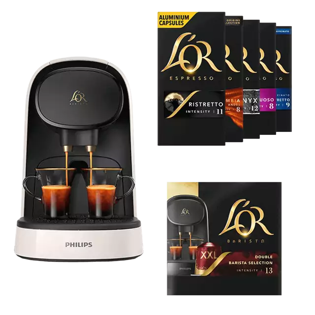 Oferta L'OR Barista + 170 cápsulas Oferta L'OR Barista + 170 cápsulas
