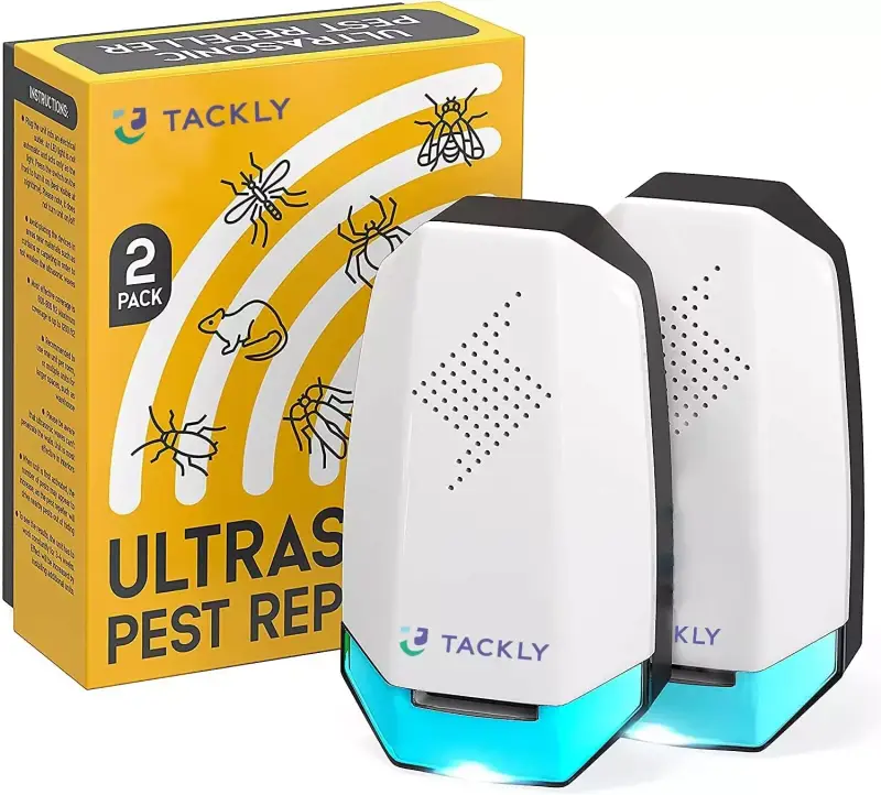 Pack de 2 Repelente ultrasónico para mosquitos y plagas Pack de 2 Repelente ultrasónico para mosquitos y plagas