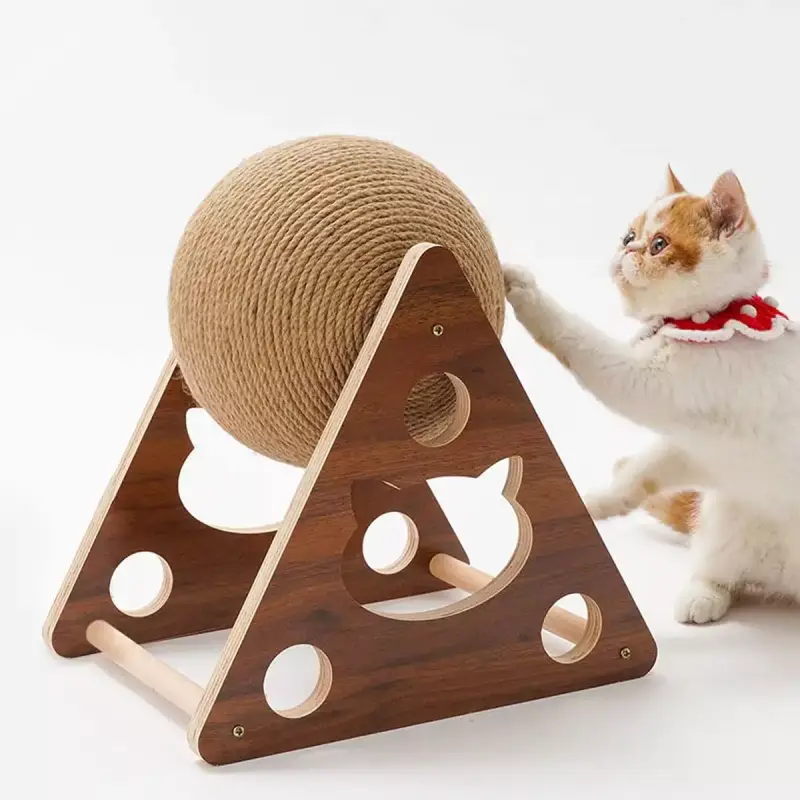Rascador para gatos de madera Rascador para gatos de madera