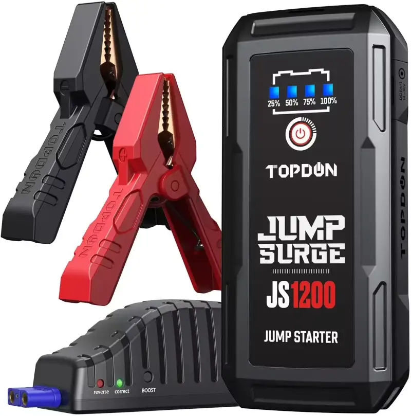 Arrancador de Coche JS1200A 10000mAh Arrancador de Coche JS1200A 10000mAh