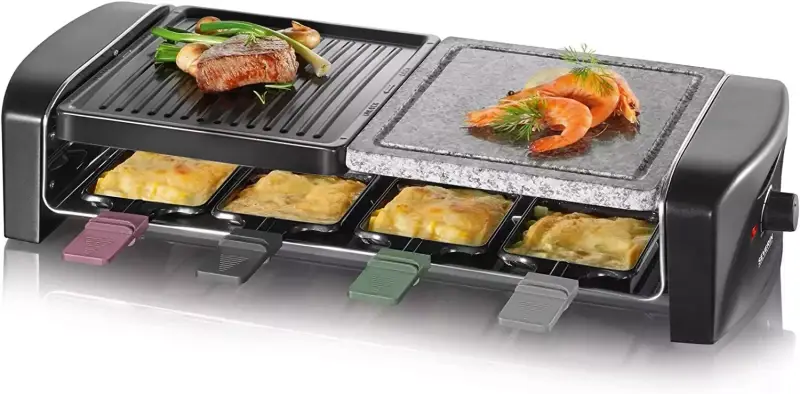 Parrilla Raclette para 8 Personas 1400W Severin Parrilla Raclette para 8 Personas 1400W Severin
