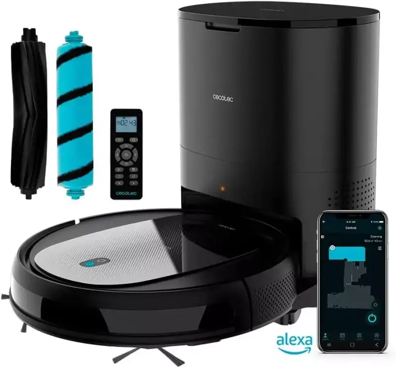 Robot Aspirador Cecotec Conga 2290 Ultra con base auto vaciado Robot Aspirador Cecotec Conga 2290 Ultra con base auto vaciado