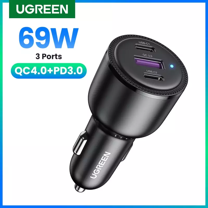 Ugreen cargador de coche 69W Ugreen cargador de coche 69W