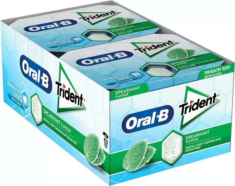 Chicles Trident Oral-B Hierbabuena Chicles Trident Oral-B Hierbabuena