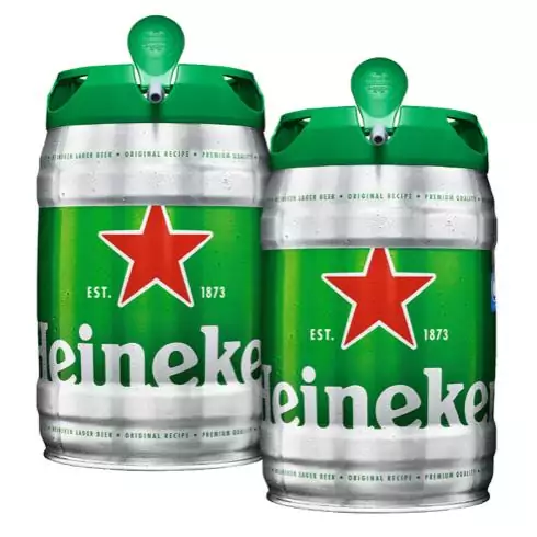 2 Barriles de Cerveza Heineken de 5 Litros 2 Barriles de Cerveza Heineken de 5 Litros