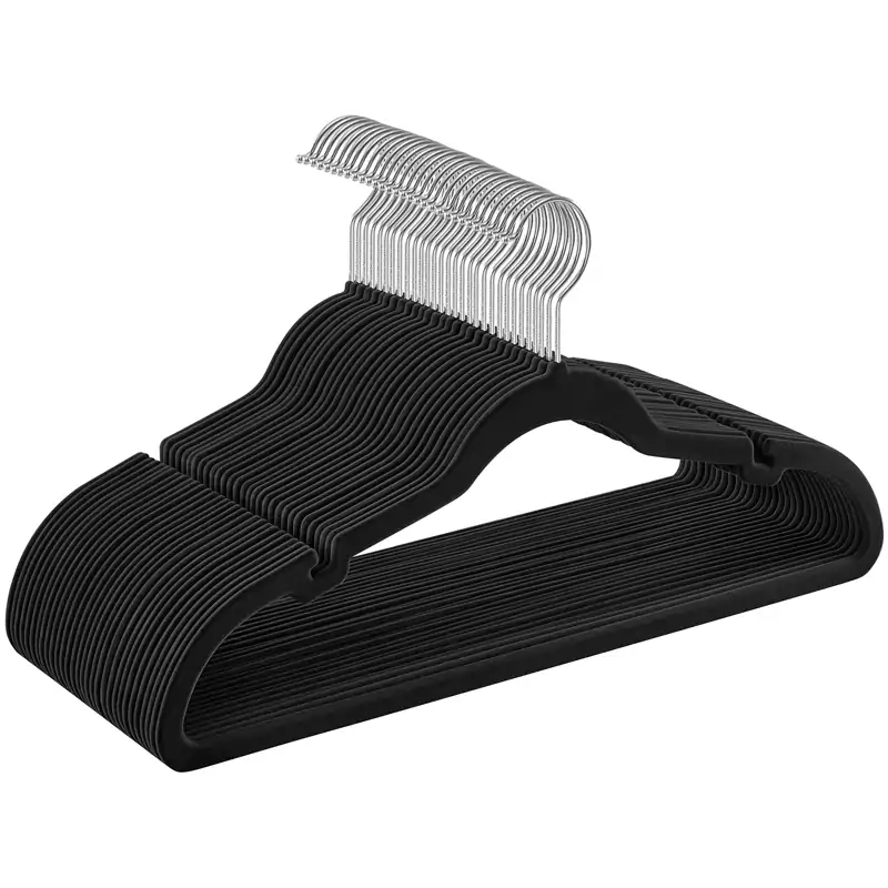 Pack de 20 Perchas de Ropa de Terciopelo Pack de 20 Perchas de Ropa de Terciopelo