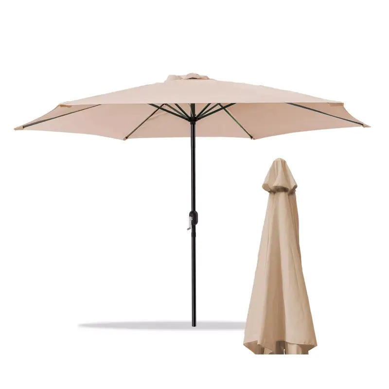 Sombrilla Parasol de aluminio 270cm AntiUV Sombrilla Parasol de aluminio 270cm AntiUV
