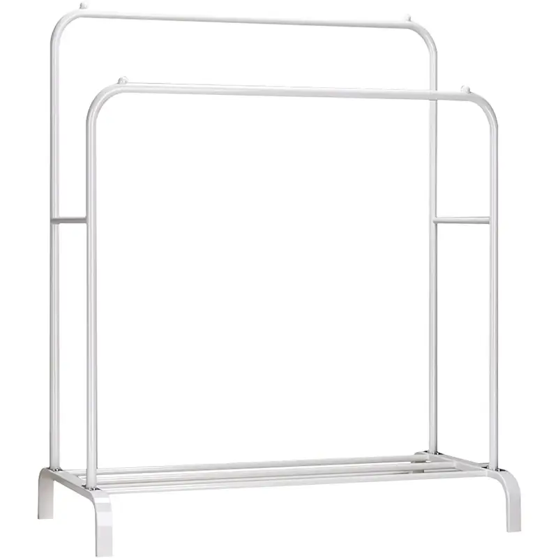 Perchero Burro Doble Rail en blanco Perchero Burro Doble Rail en blanco