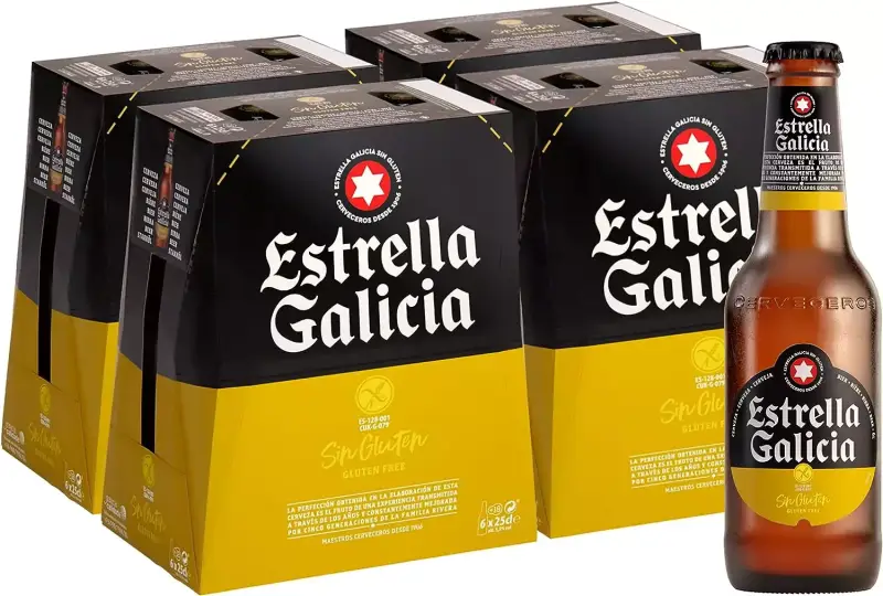 Pack 24x25cl Cerveza Estrella Galicia Sin Gluten Pack 24x25cl Cerveza Estrella Galicia Sin Gluten
