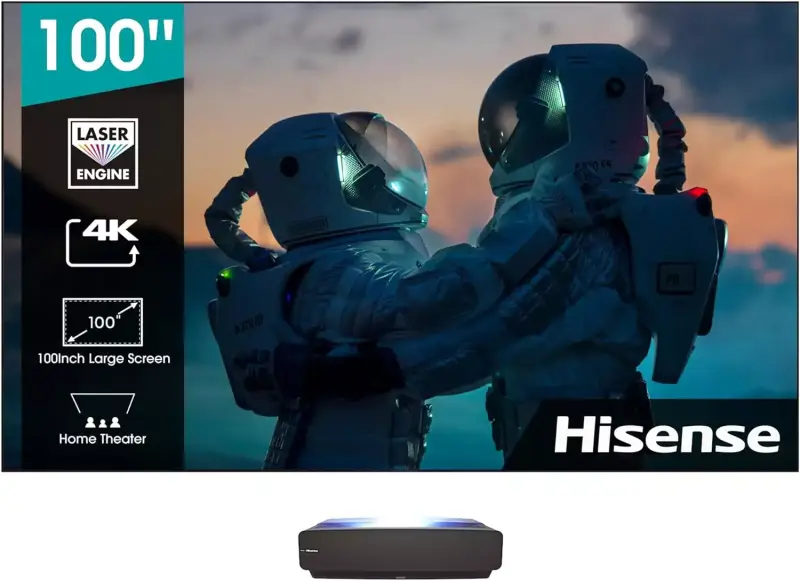 Hisense Láser TV 100" 4K UHD Hisense Láser TV 100" 4K UHD
