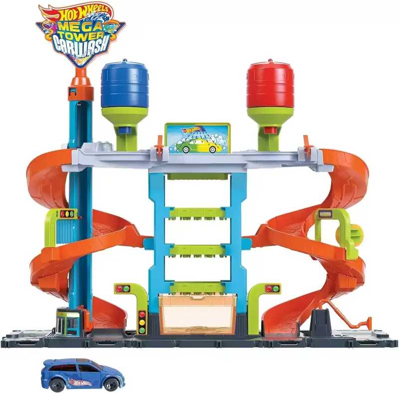 Hot Wheels: Mega torre lavado de coches Hot Wheels: Mega torre lavado de coches