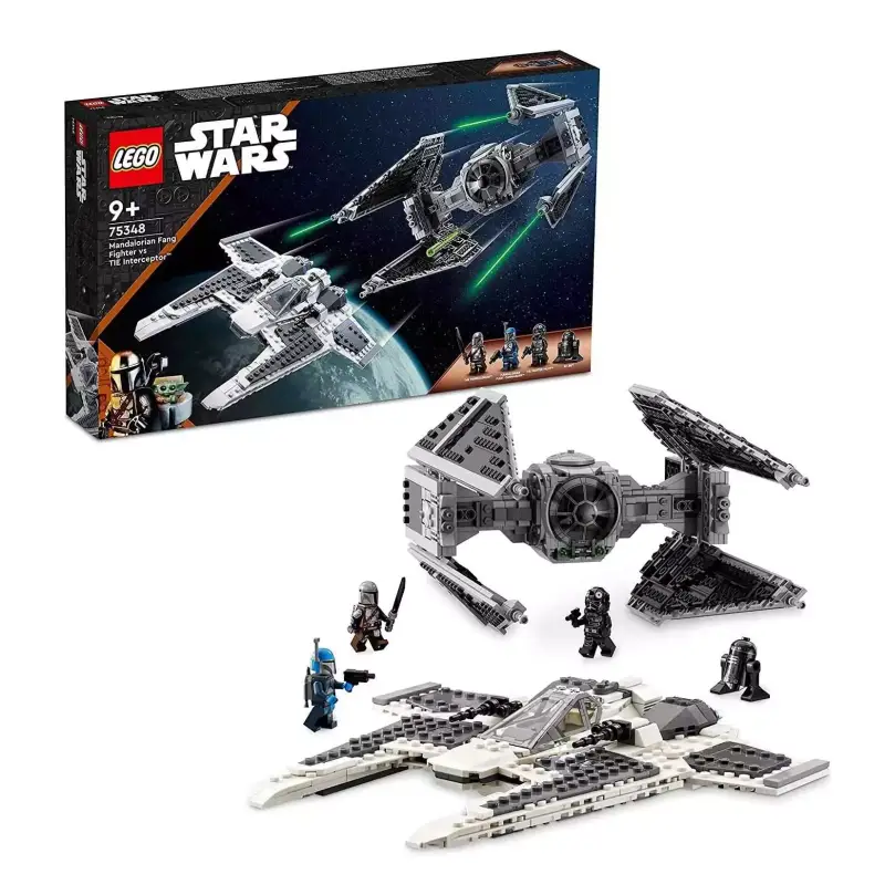 LEGO Star Wars Caza Colmillo Mandaloriano vs. Interceptor Tie LEGO Star Wars Caza Colmillo Mandaloriano vs. Interceptor Tie