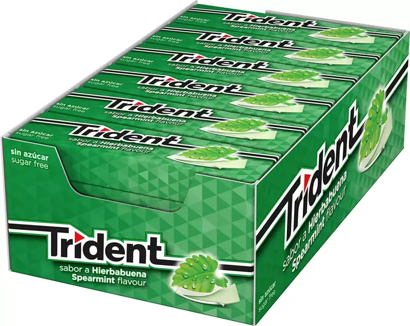 Trident Fresh Stick Clorofila - Paquete de 24 Envases de 13,5 g Trident Fresh Stick Clorofila - Paquete de 24 Envases de 13,5 g