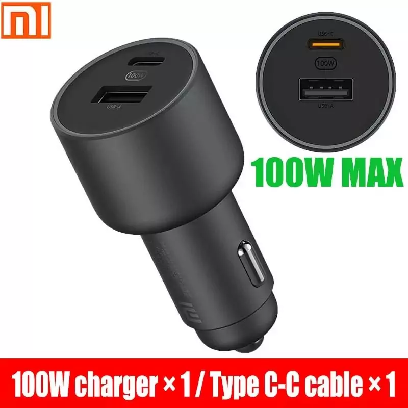Cargador Xiaomi para coche 100W Cargador Xiaomi para coche 100W