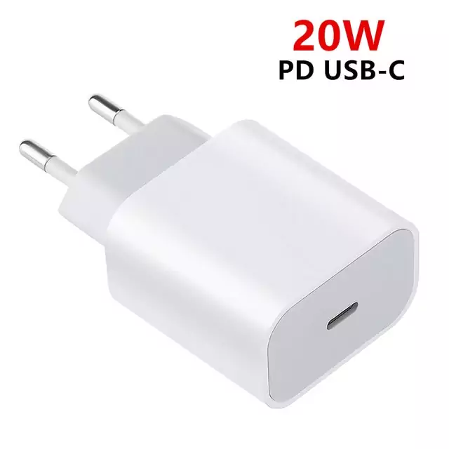 Cargador rápido PD USB C de 20W Cargador rápido PD USB C de 20W