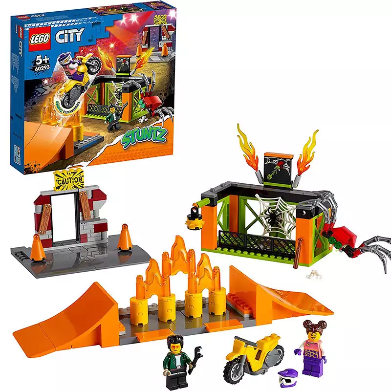 LEGO Parque Acrobático con Moto de Juguete LEGO Parque Acrobático con Moto de Juguete